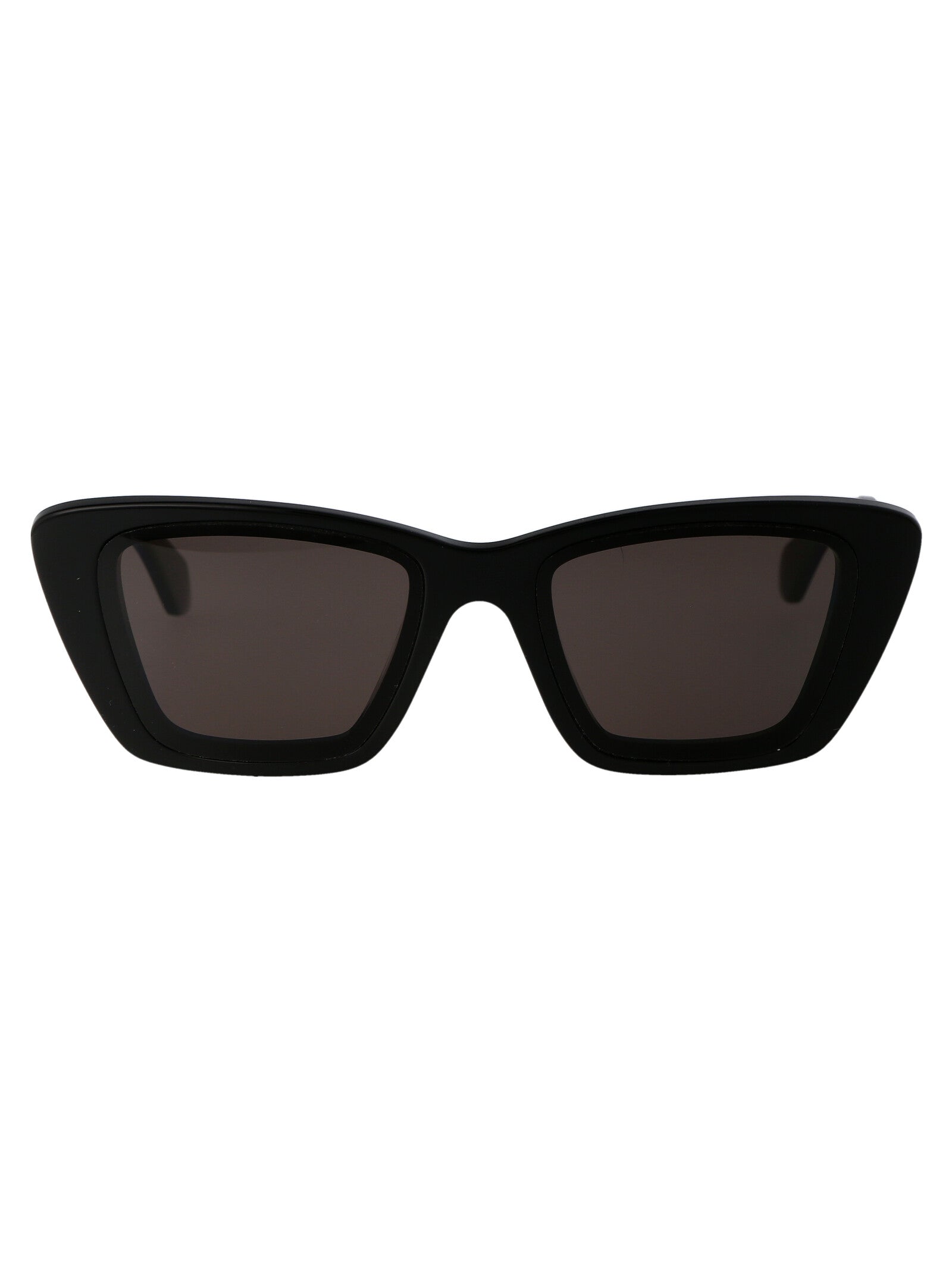 Alaïa AA0070S sunglasses side view in Black-Black-Grey acetate