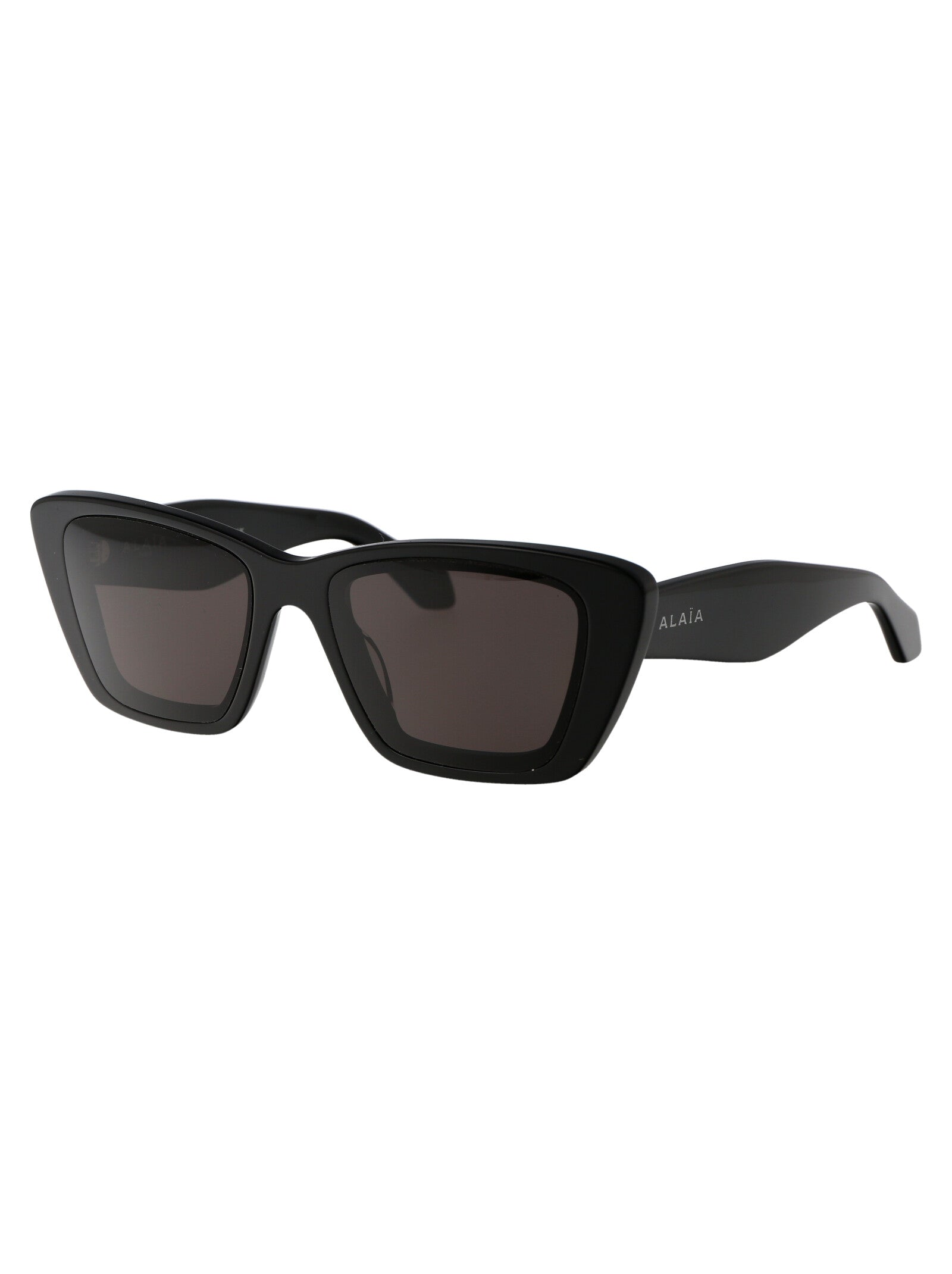 Alaïa AA0070S sunglasses in Black-Black-Grey acetate