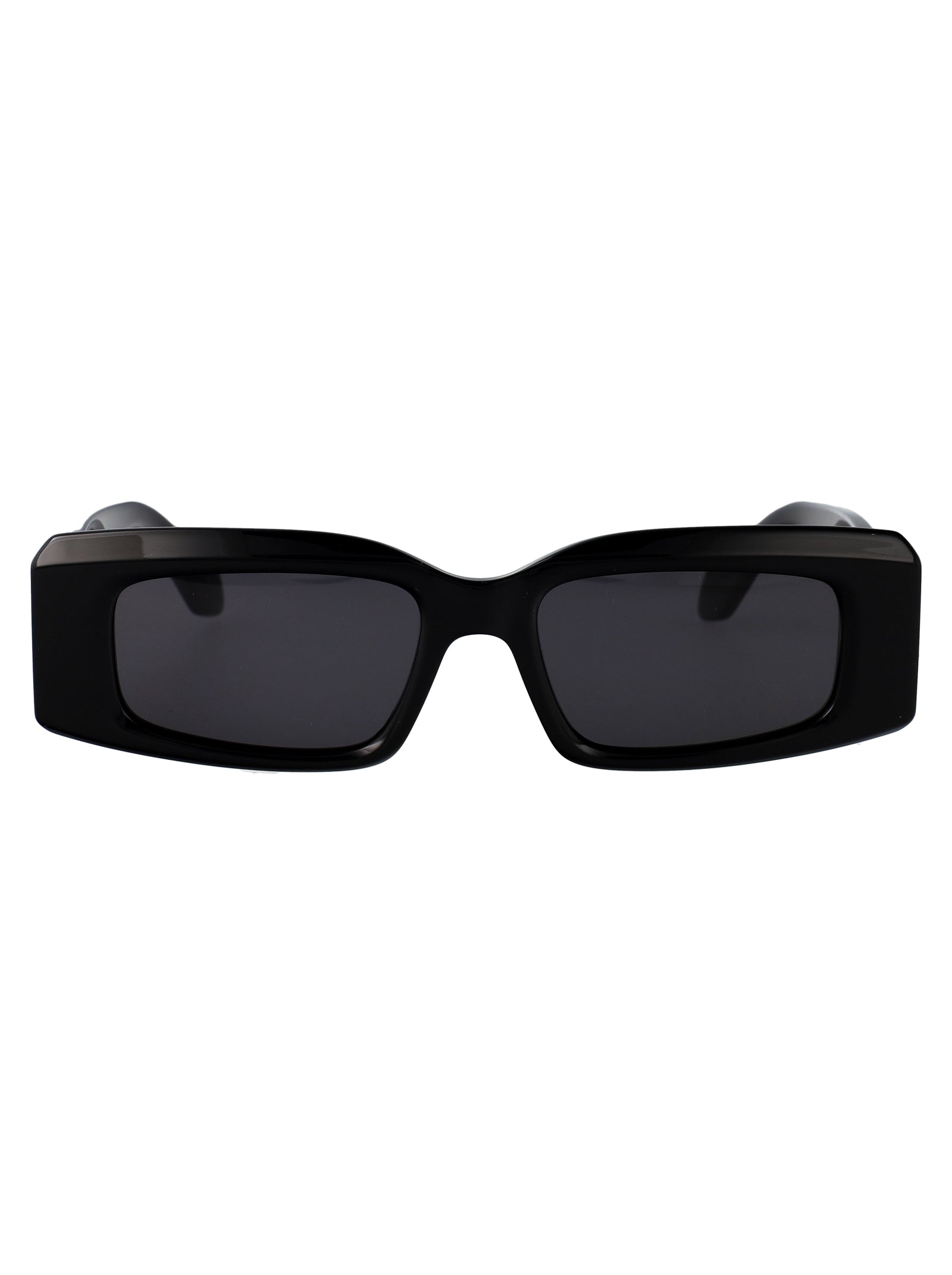 Alaïa AA0078S sunglasses side view in Black-Black-Grey acetate