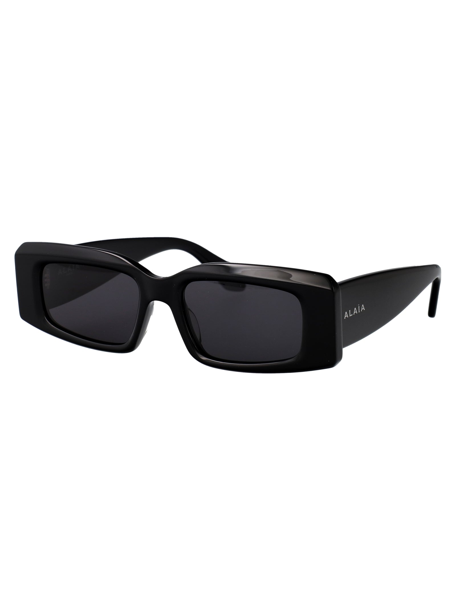 Alaïa AA0078S sunglasses in Black-Black-Grey acetate