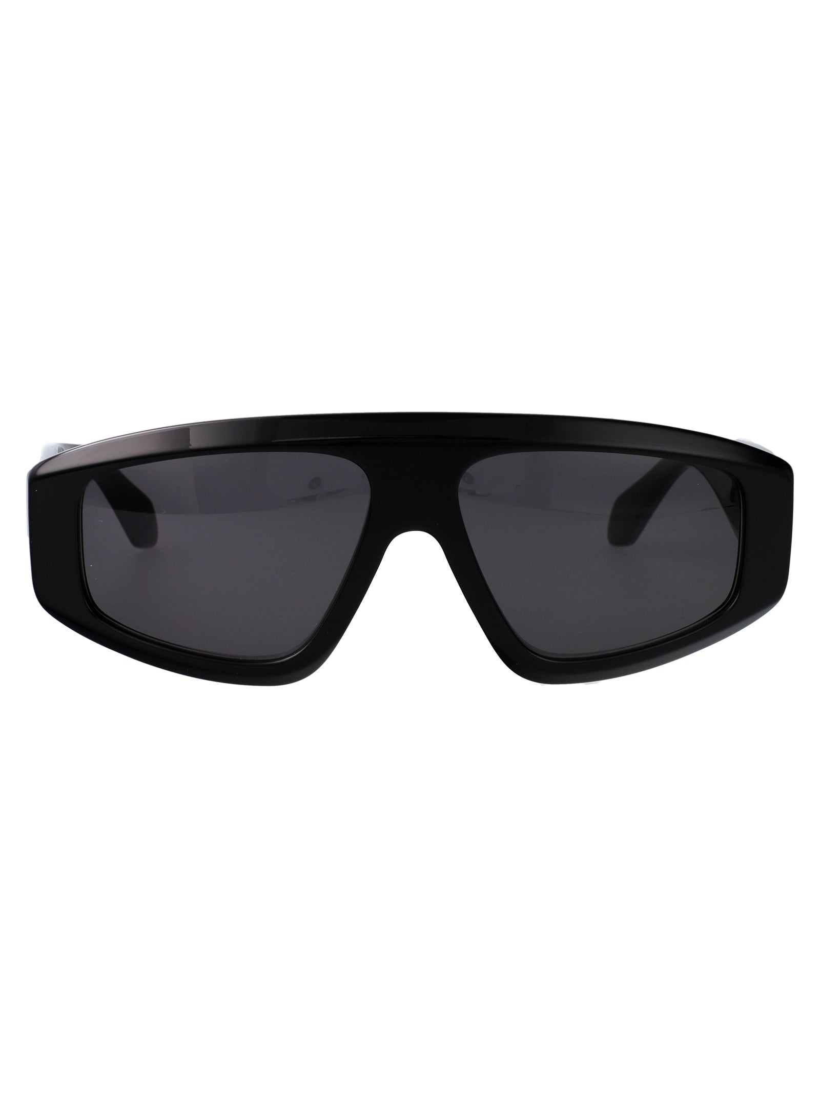 Alaïa AA0092S sunglasses side view in black-black-grey acetate